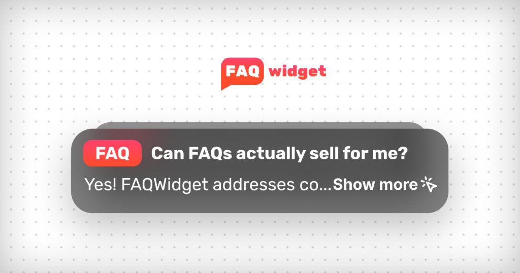 FAQWidget product cover