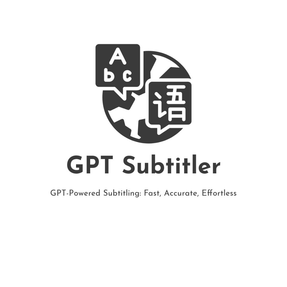 GPT Subtitler product cover