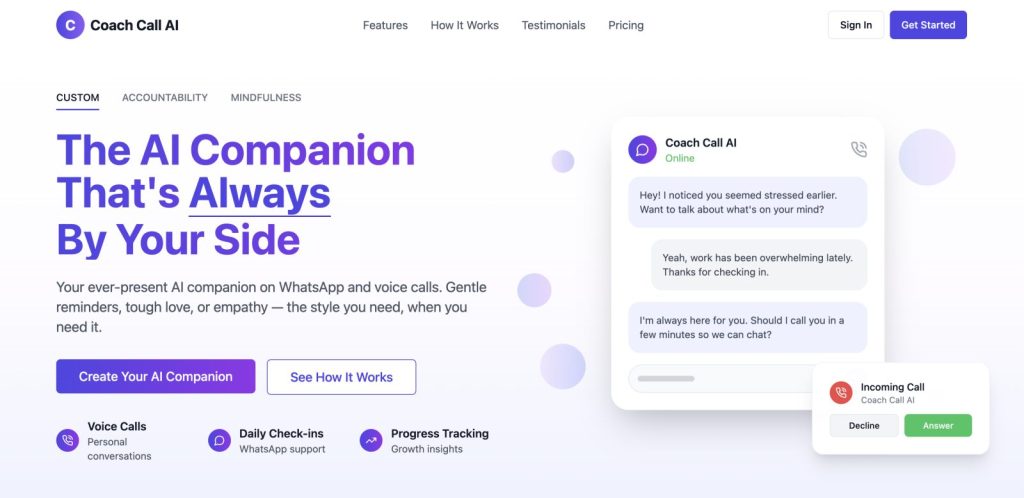 Coach Call AI product cover