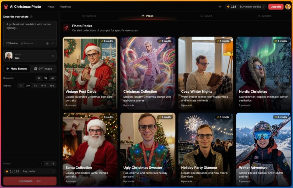 AI Christmas Photo product cover
